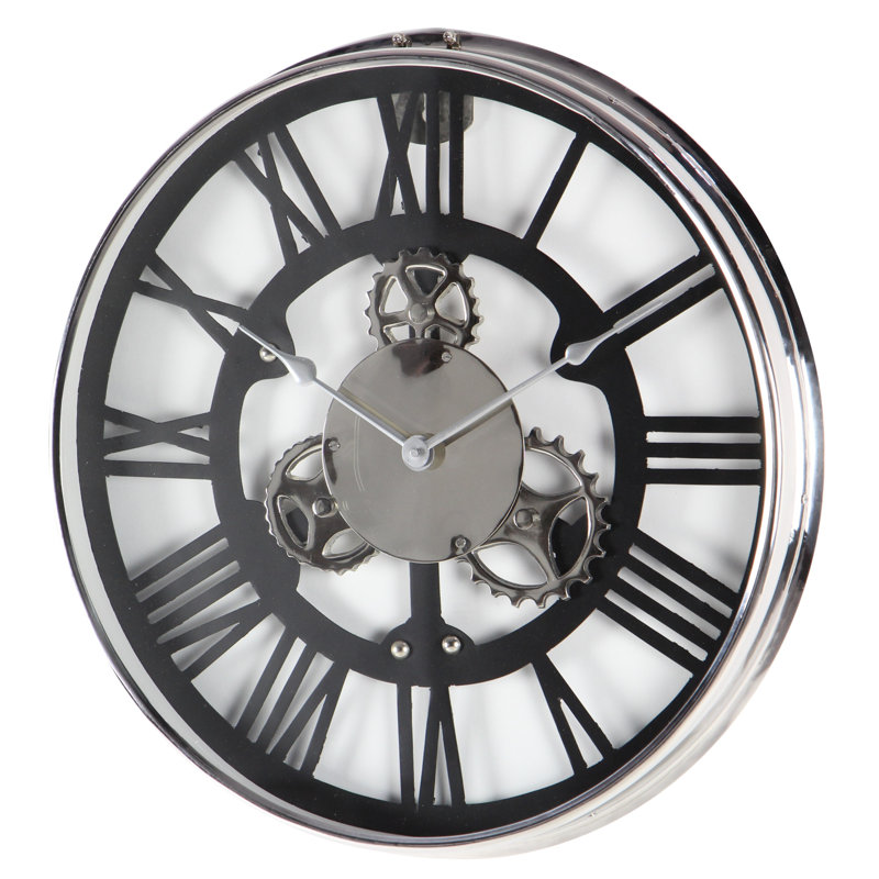 Stainless Steel 18" Wall Clock & Reviews AllModern